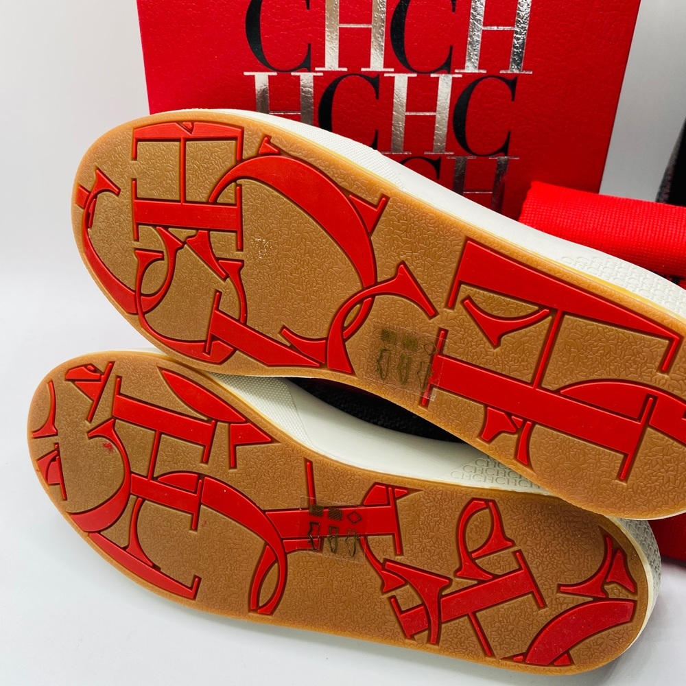 CH Carolina Herrera Canvas Bamba Sneakers Size 7 NWB AUTHENTIC - Picture 7 of 9